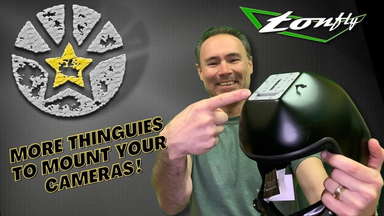 New TonFly Mounting Upgrades for Camera Helmets
