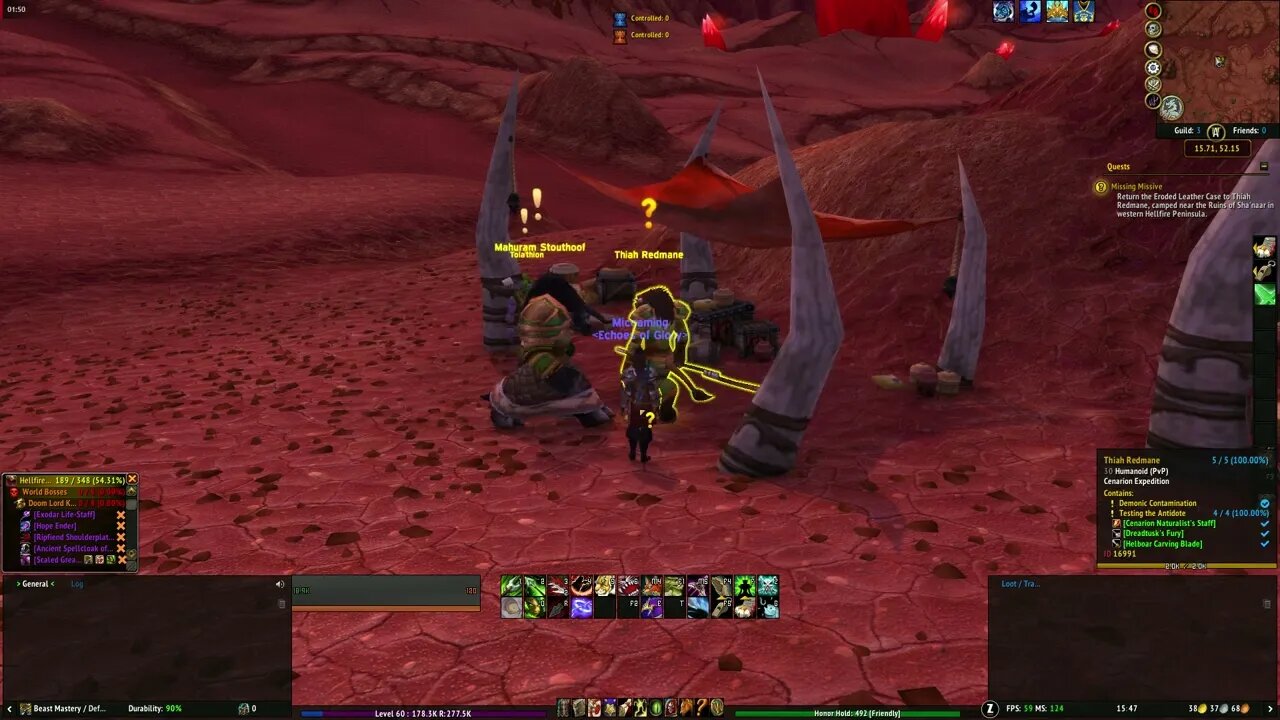 Missing Missive World of Warcraft The Burning Crusade