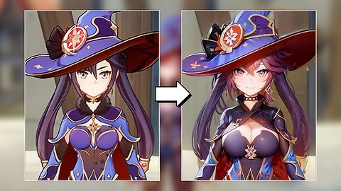 [Genshin Impact] Oppai Expansion Using a AI