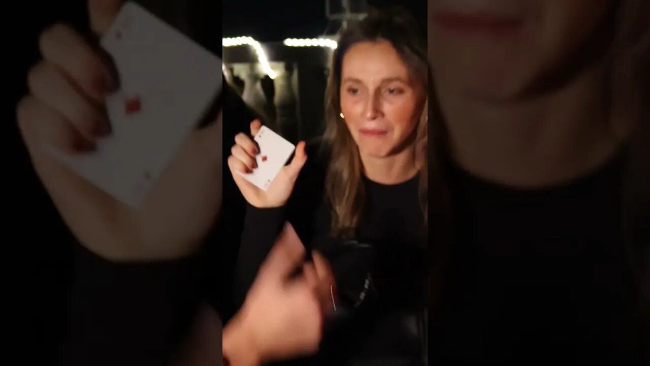 I humbled a group of women with a card trick #magic #shorts #funny