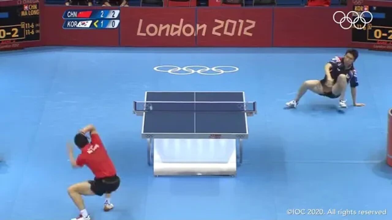 Playback + of + the + men's + team + final + China + 3 1 South Korea