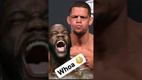 Deontay Wilder vs Nate Diaz 😳 #natediaz #deontaywilder #ufc