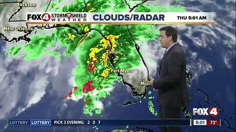 Southwest Florida under a tornado watch until 4pm Thursday