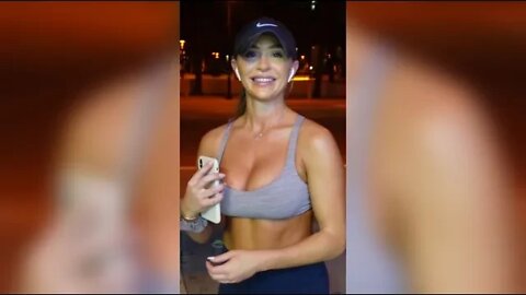 BASED AF Jogger stops mid-run to show support for Trump