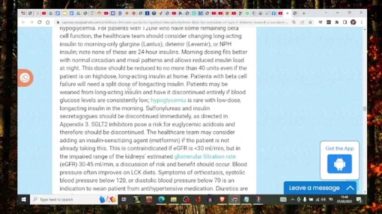 Reading - A clinician's guide remission of type 2 diabetes : toward a standard of care [Part 4]