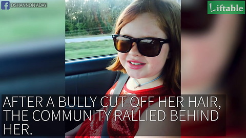 Bikers Stand Outside School After Age 14 Girl Has Chunk of Hair Cut by Bully