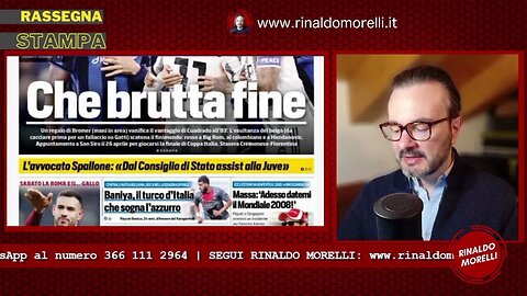 Rassegna Stampa 5.04.2023 #312 - Juve-Inter 1-1, finale con rissa in Coppa Italia. I soldi per Leao