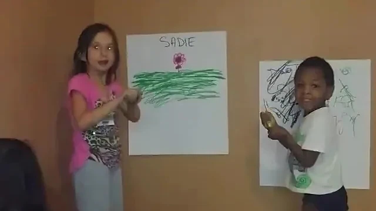 The Kids Color with Markers
