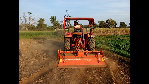 Mahindra 274DI ke pise rotavetar 🤯🚜