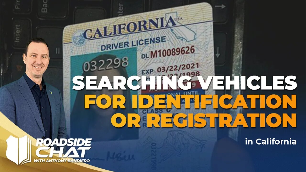 Ep #449 Searching vehicles for identification or registration