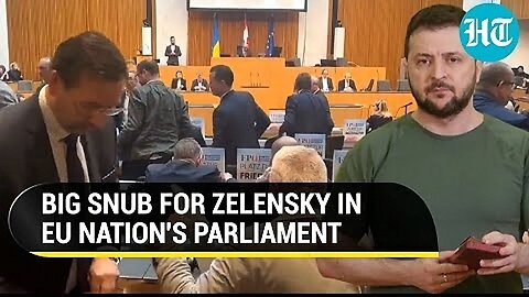 Zelensky losing support in West? Austrian MPs stage walkout during Ukrainian president's speech