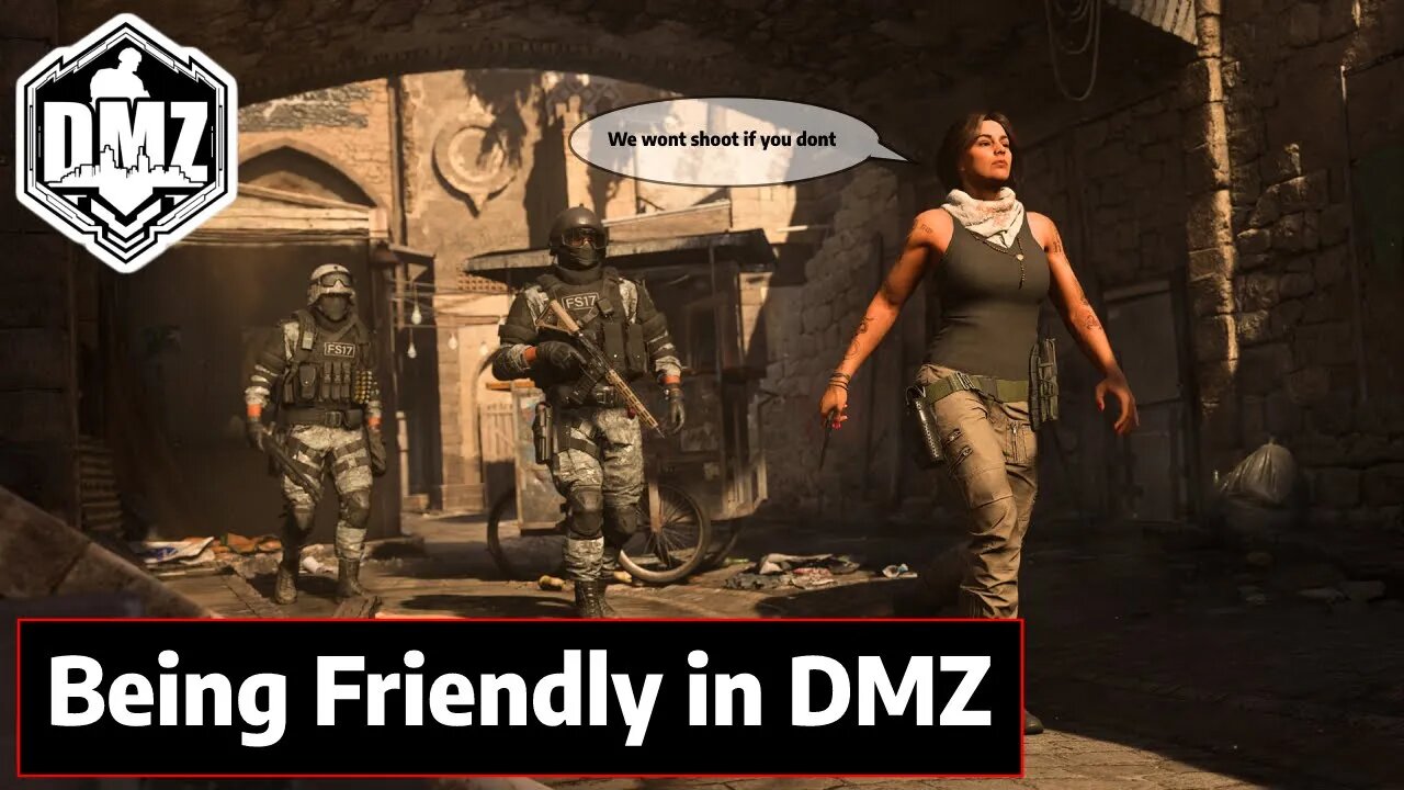 This is why being friendly in DMZ is smart