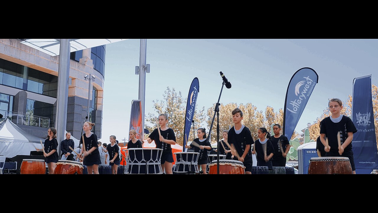 Taiko Kids Drumming Japan Festival Perth Australia