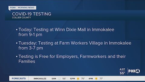 Coronavirus testing in Southwest Florida