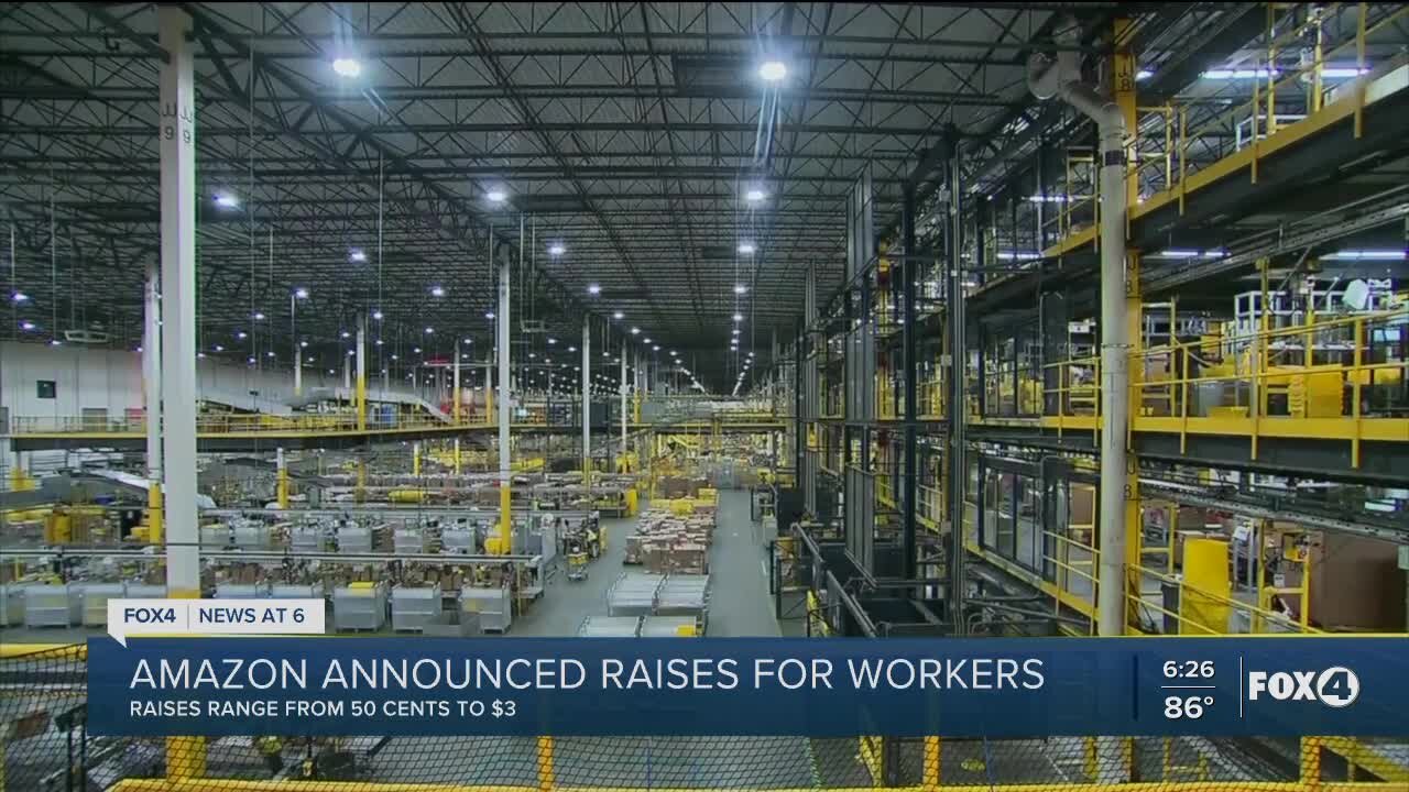 Amazon workers getting raises