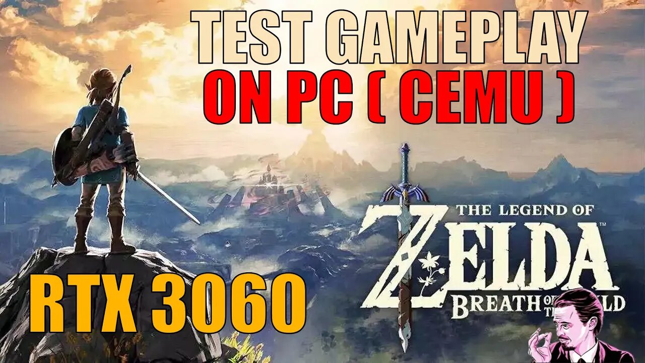 Test gameplay The legend of zelda breath of the wild ( Cemu ) on PC - MSI 3060 Ventus | Ryzen 5 5500