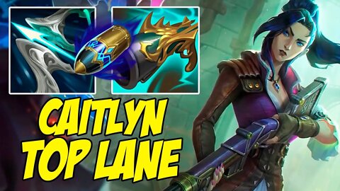 CAITLYN TOP DE PRIMEIRO ATAQUE E COLETORA DÁ CERTO?