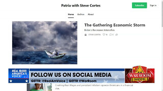 Steve Cortes Announces The Gathering Economic Storm