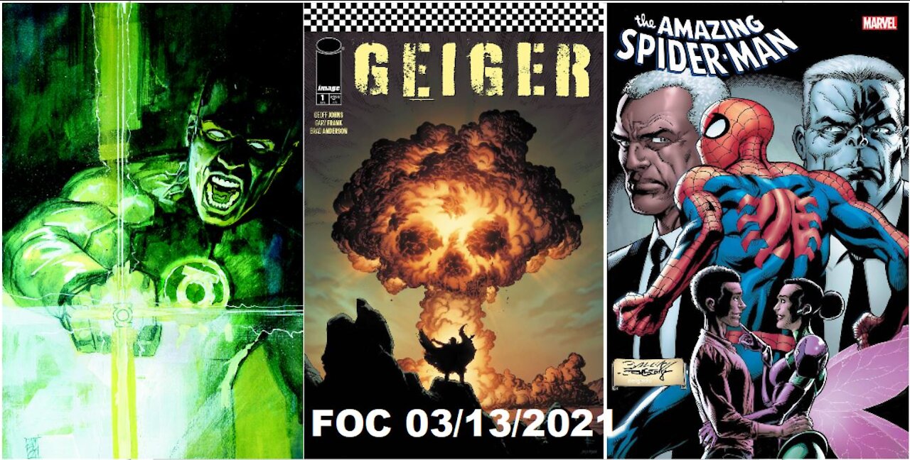 Comic Book Final Order Cutoff March 13/14