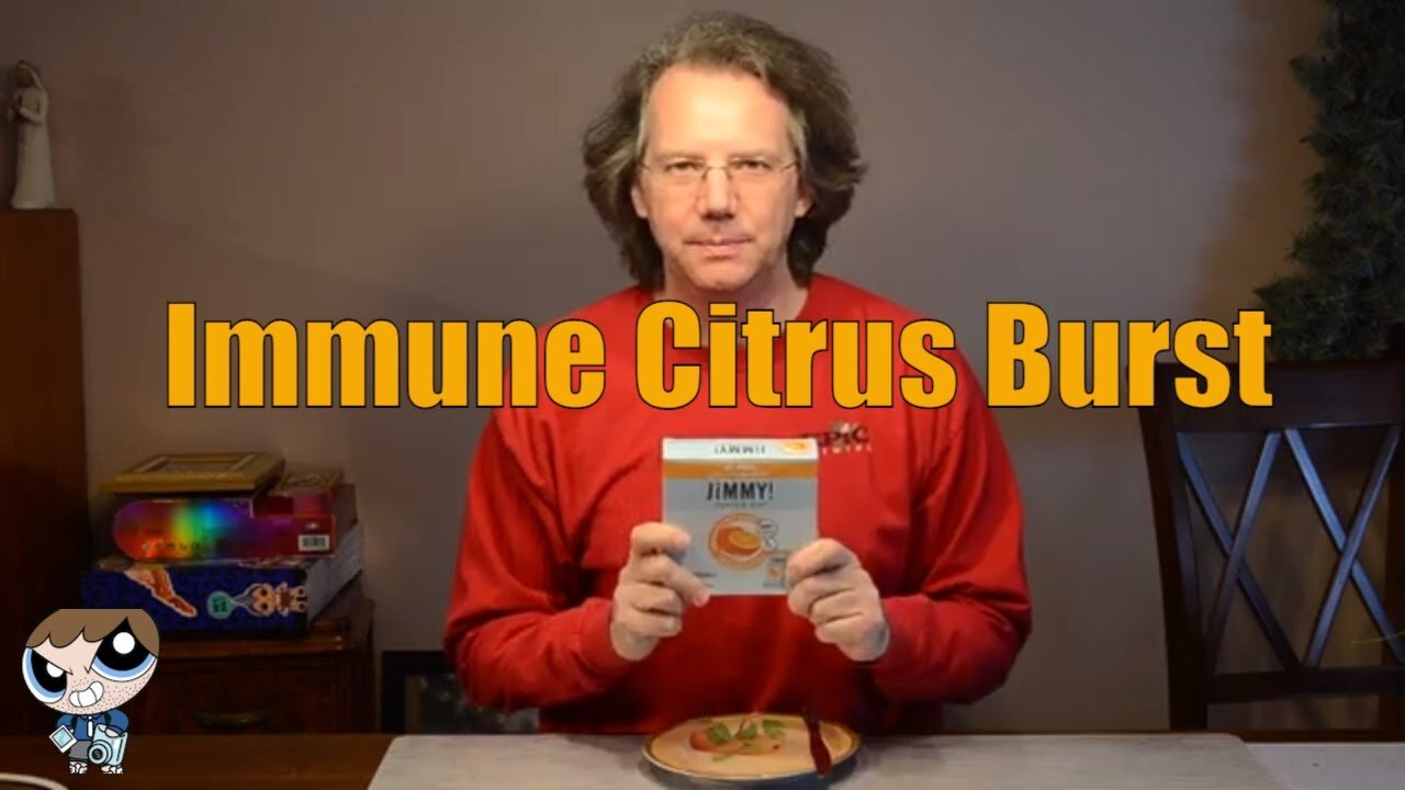 JiMMY Immune Citrus Burst Protein Bar Review - Immunity Health Support