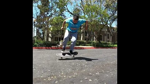 Switch flip from last week #skateboarding #shorts #kickflip #poser #switch