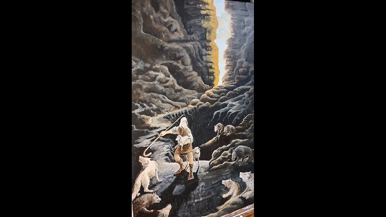 painting wolves in the valley of the shadow