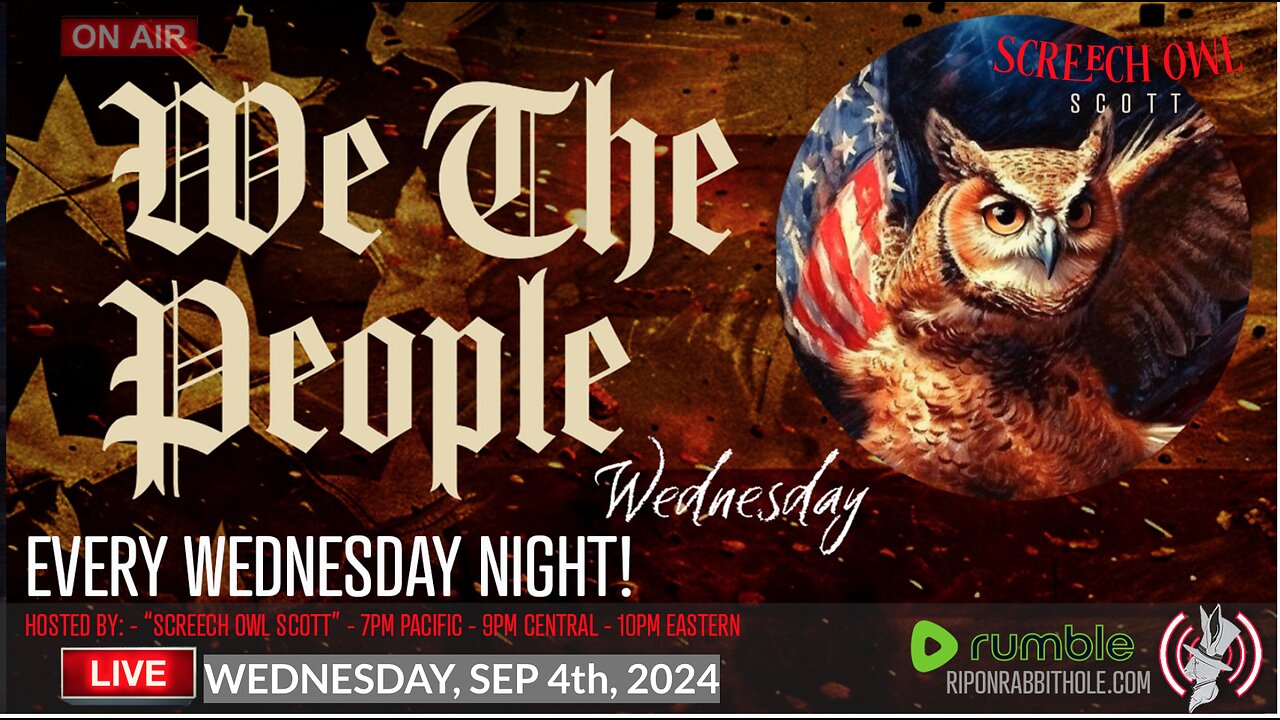 WE THE PEOPLE WEDNESDAY - "Live Chat"