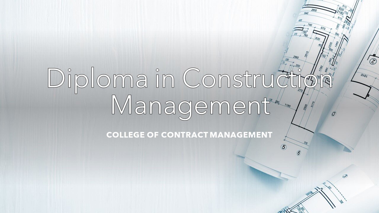 Diploma in Construction Management