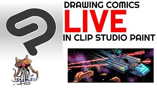 Drawing Digital Art in Clip Studio Paint Live! OH NO! ART SHOW! #digitalart