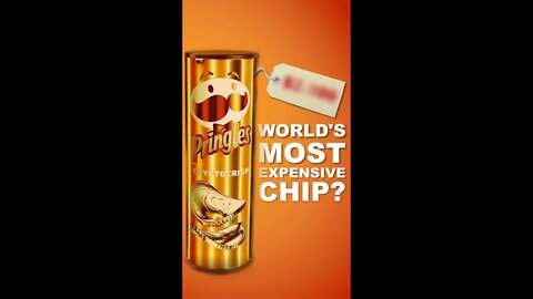 The Worlds Most EXPENSIVE Pringles Chip 🤯 #shorts