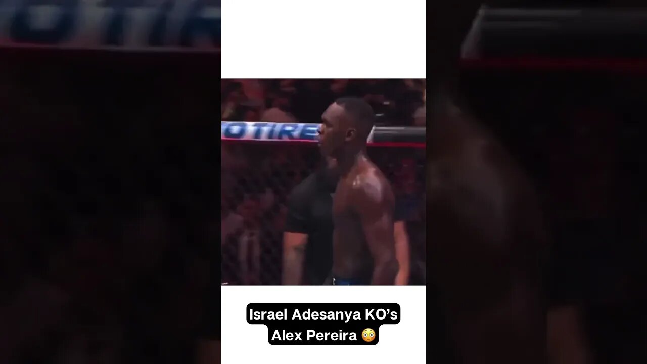 ISRAEL ADESANYA KO’S ALEX PEREIRA 😳