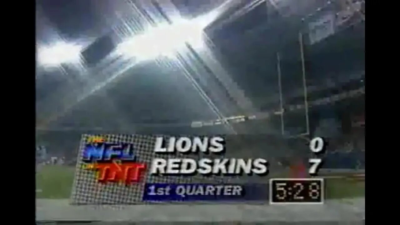 1991-09-01 Detroit Lions vs Washington Redskins