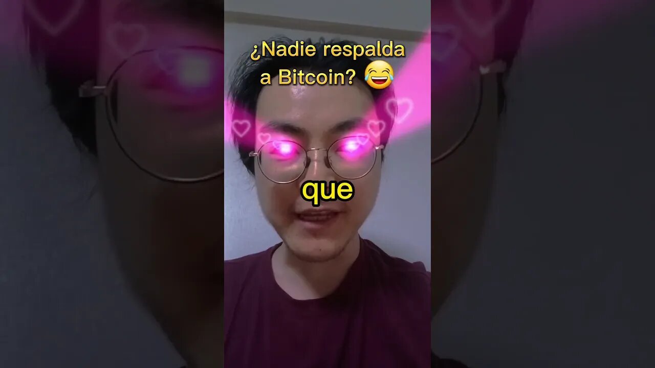 ¿Nadie respalda a #Bitcoin? 😂 #criptomonedas