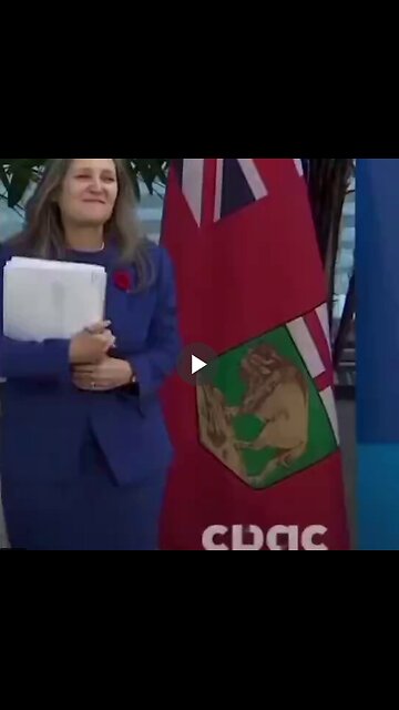 Is Chrystia Freeland, deputy PM of Canada and WEF Board of Trustees member, on drugs?