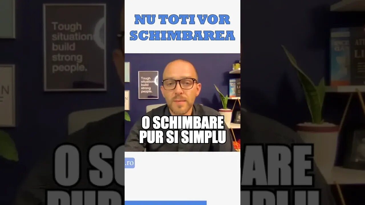 Nu toti vor schimbarea! #nimicnueintamplator #costelbulgaru #motivatie #sanutifieteama