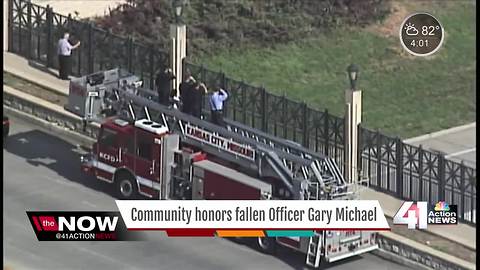 Community honors fallen Officer Gary Michael