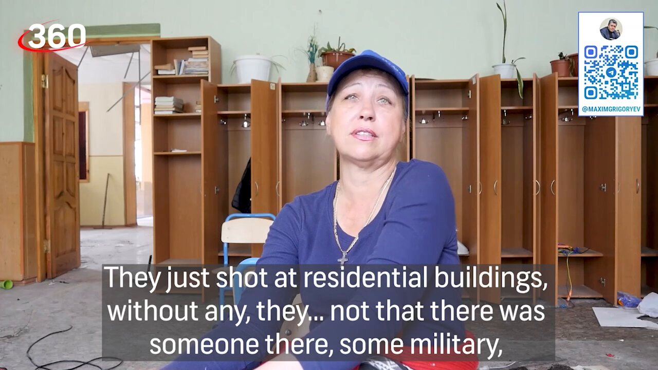 "Azov kicked everyone out into the street, took what they liked, what they didn't like they burned."