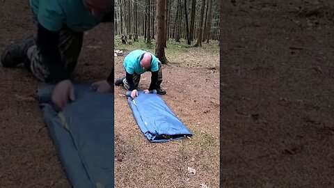 breaking down the Naturehike cloud peak 2. woodland wildcamping 2020 April 2021