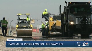 ODOT addresses pavement issues on Highway 169