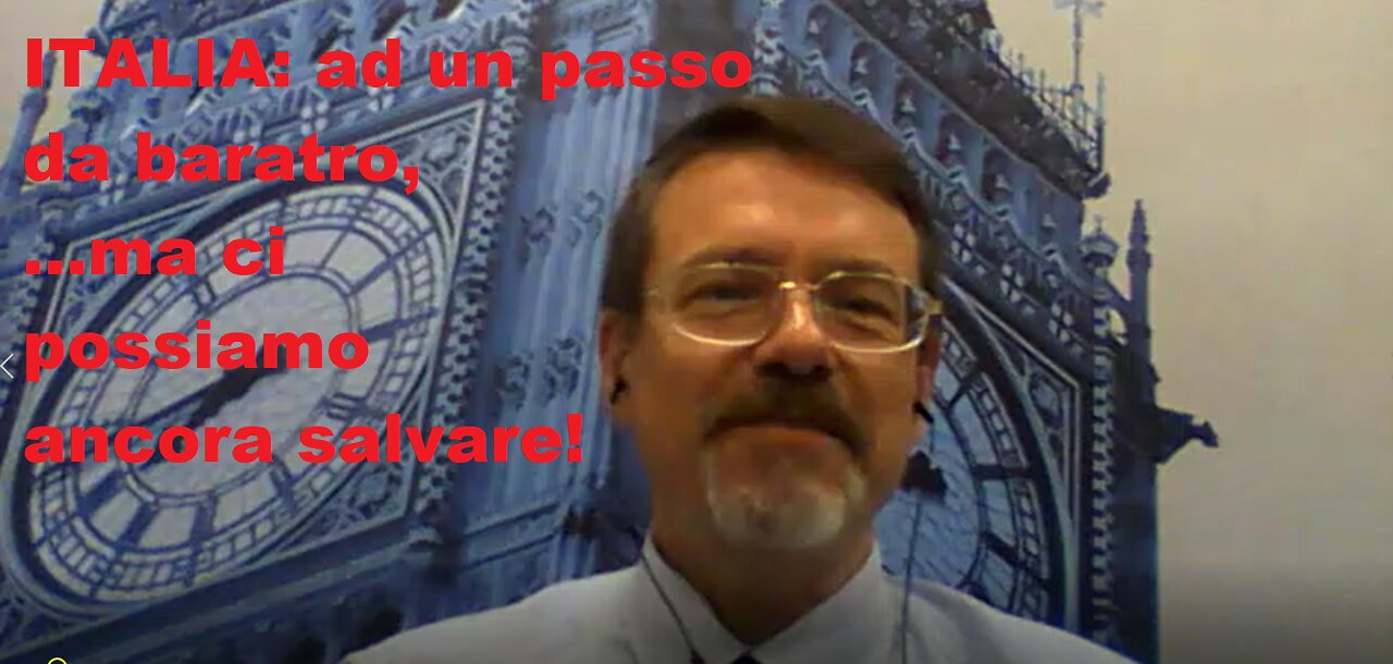 ITALIA: ad un passo dal baratro ...ma ci possiamo ancora salvare!