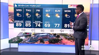 WMAR-2 News Weather at 6