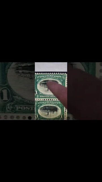 $500,000 Postage Stamp! #shorts #vintage