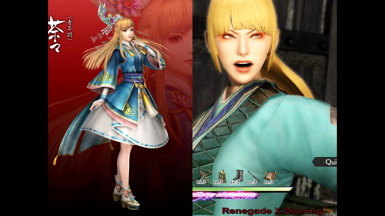 Deep Voice Gamer creates ChaCha in his own vision in Samurai Warriors 4