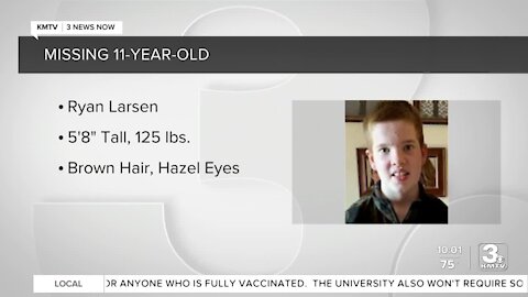 missing boy 10 pm