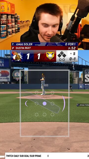 JORGE SOLER CRACKED ALL THE SEAMS ON THIS BASEBALL IN MLB THE SHOW 24