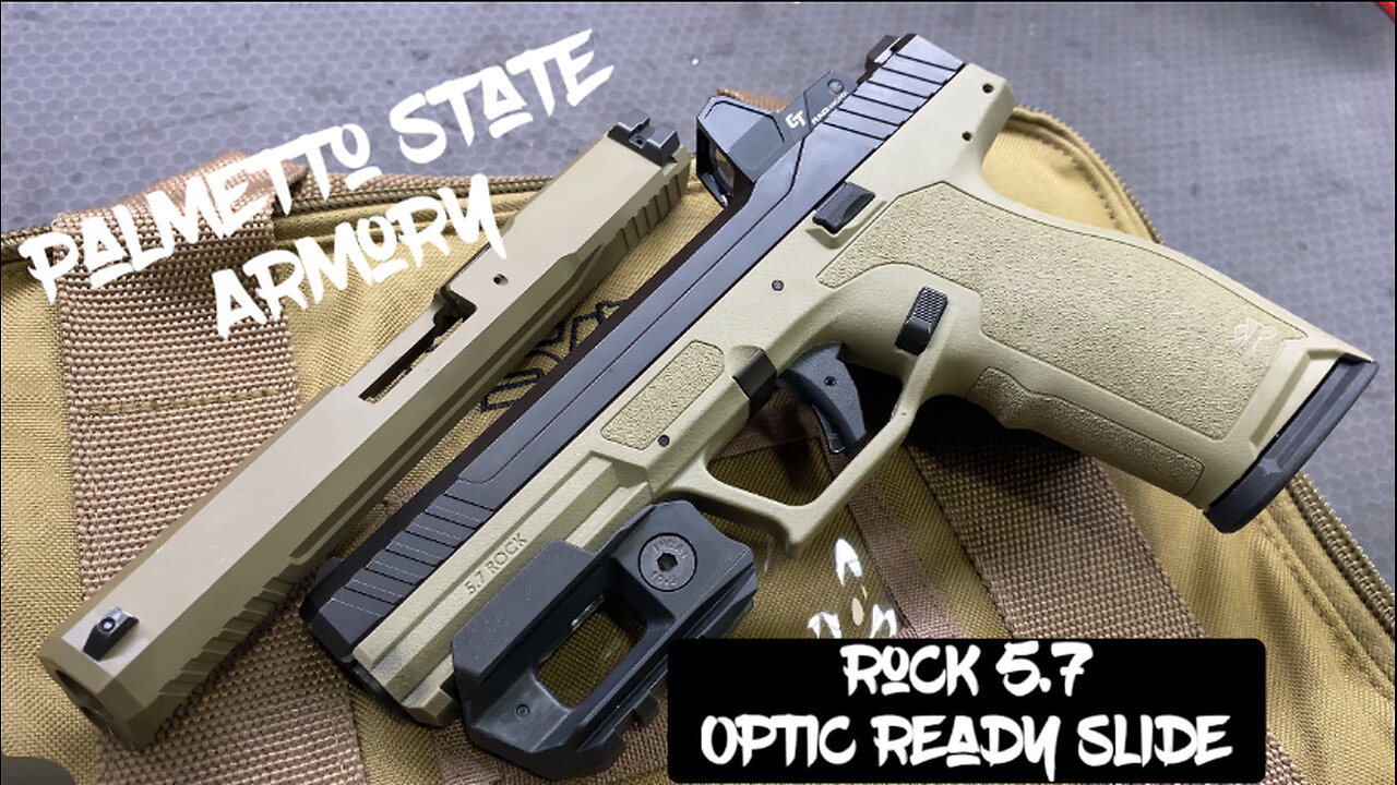 Optic ready slide for PSA Rock 5.7