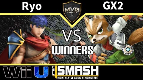 MVG|Ryo (Ike) vs. GX2 (Fox) - SSB4 Winners - CFL Smackdown