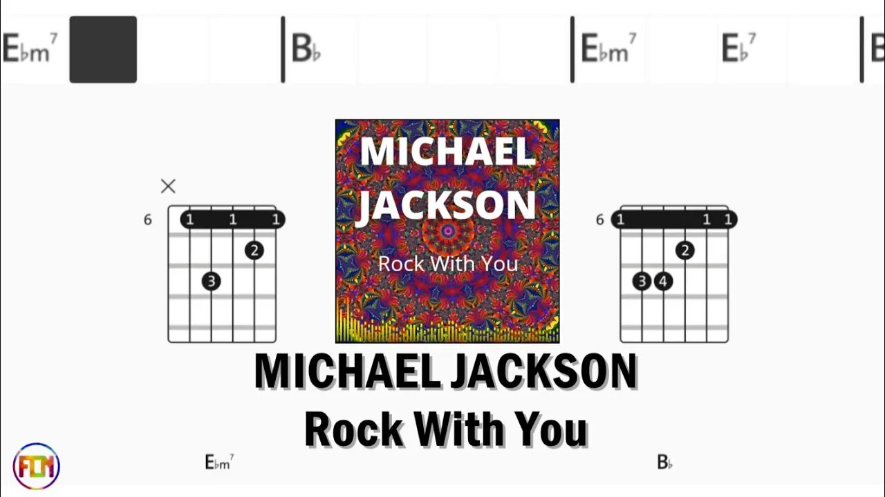 MICHAEL JACKSON Rock With You FCN GUITAR CHORDS & LYRICS