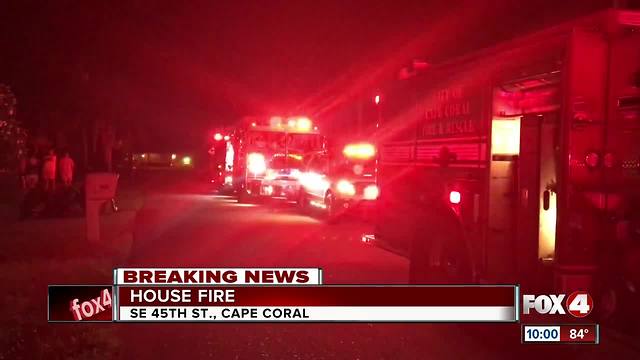 Cape Coral House Fire