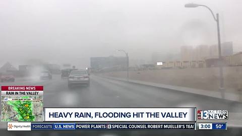 Update on problems caused by rain in Las Vegas